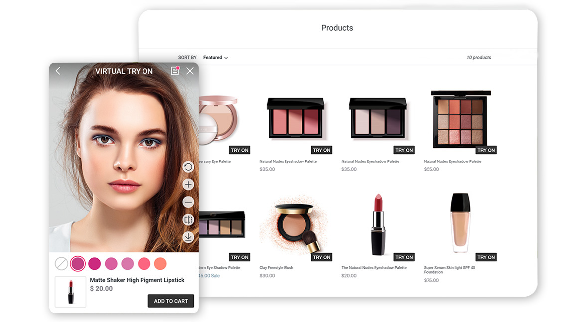 AR virtual try on for ecommerce