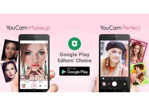 YouCam Makeup and YouCam Perfect Named "Editors' Choice" by Google Play