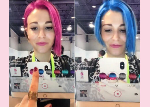 Incredible Mobile Software Combines Artificial Intelligence with Augmented Reality to Let You Change Hair Color in Real-Time